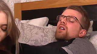 Petite Blonde Princess Gabie Monroe Worships Cock & Rides for a Dripping Creampie