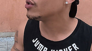 Swallowed Blowjob Threesome with Two Latina Curvys