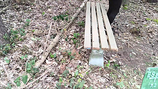 Vagina Slapping on the Bench