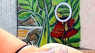 Colombian with Natural Tits Likes to Fuck by the Pool and Feel How a Thick Cock Enters Her Tight Pussy