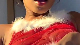 Jenna Foxx Christmas holiday pussy teasing!