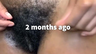 Growing Phase Flashing My Pussy Pulling My Pubic Hairs