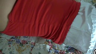 Bald Stepdad and I Cum Simultaneously with Anal Creampie