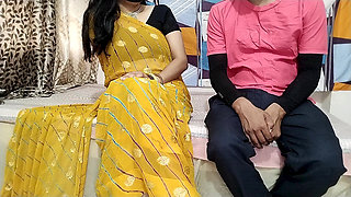 Desi Pink Pussy Bhabhi Riding Dever Big Dick in Hostel Room