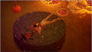 Halloween Night Ends With Hardcore Sex With A Naughty Halloween Witch
