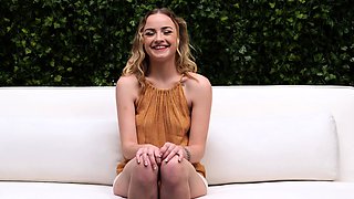 Blonde Blowjob Outdoor