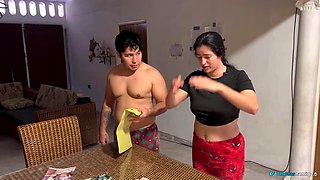 NamiQseiiin Rides Big Cock in Rough Ass-Licking Facial