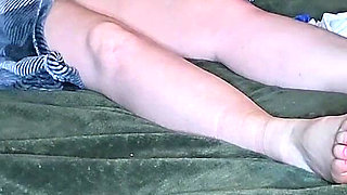 Valentines Foot Worship and Cum