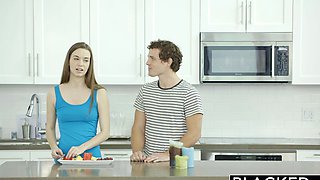 Jason Brown and Tali Dova in intense interracial action