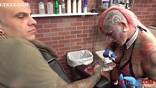 Evilyn Ink - Big Titty Tattoos Sascha Then Gets Nailed