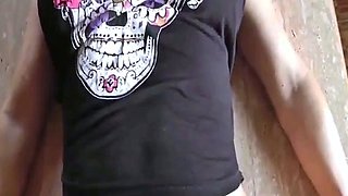 Amateur Couple's Kitchen Table Creampie POV