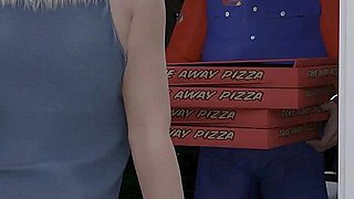Naughty Neighbours - V0.57 - Libby Showed Her Boobs to the Delivery Guy to Get the Pizzas for Free