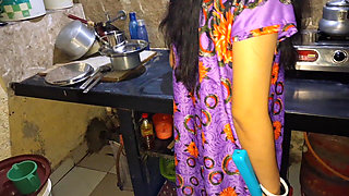 Indian Desi Village Housewife Fucking in Kitchen Sex Real Orgasm Hindi Audio