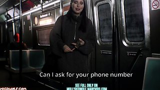 Beautiful stranger sucked me in train - MollyRedWolf
