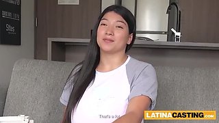 Busty Latina MILF Amateur Casting - Deep Raw POV Missionary