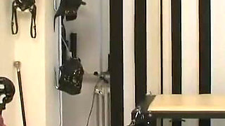 Moored, stretched and dildo in pussy