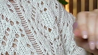 Wife Handjob with Cumshot on Boobs