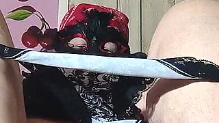 Panties up High Feet Dangling Her Tails a Wagging