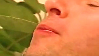 Filthy Blonde Domina Milks Patient's Cock Hard