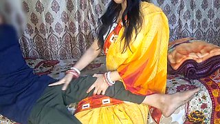 Homemade Indian Wife Handjob & Blowjob - Tight Pussy Sex with Husband