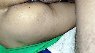 Step sister and brother share a bed