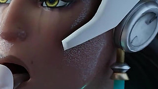 Symmetra Likes Big Dick in Her Ass - 3D Overwatch Anal Animation