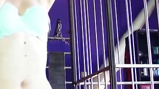 Horny lez milf is whipping her sub friend