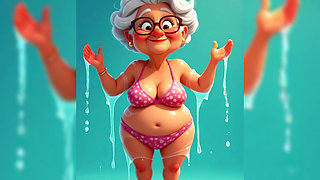 Granny Animation Sticky Mess