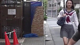 Pure and Innocent, Black Hair, School Girl Outfit, Beautiful Girl, Creampie -7