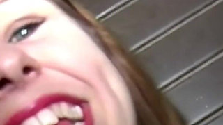 Teen Cum Slut Maise Dee Returns to Sucks off More Doggers and Get Covered in Cum