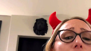 Stepmom Fucks Her Son After a Crazy Halloween Party