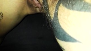 Brunette Amateur Self Fisting