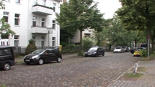 Tattooed BBW German journalist fucked hard on the bed