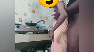 Indian Stepsister Cooking in Kitchen Fucked by Her Stepbrother Part 1