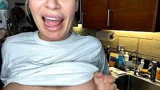 Blonde teen Sierras first erotic masturbation video