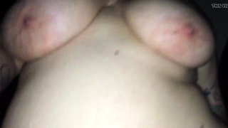 Beautiful BBW rides when she visits me
