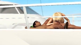 Masturbation station. A sexy young hottie gets fucked outdoor by a nerdy boy