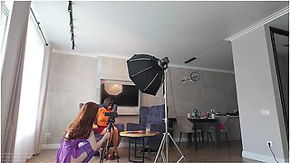 Bts Velma & Dafne Playing With Monsters Dildos And Fuck Each Others With Strap-on