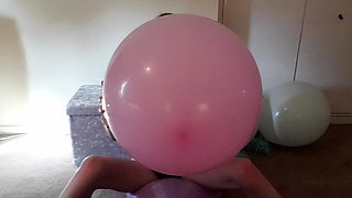 Amateur blonde does solo dildo tease on webcam