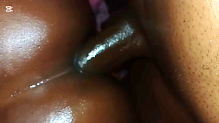 Anal Queen Moans When He Cums in the Anal