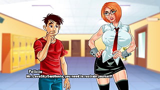 High School Days (RichyCapy) - Part 3 - My Principal Is A Mistress By LoveSkySanHentai