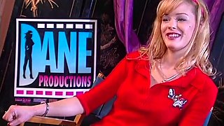 Stunning Blonde In Black Stockings Sucks A Huge Hard Cock With Phoenix Ray And Chuck Martin