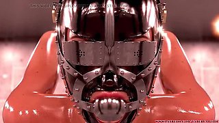 Hardcore Metal Bondage & Restraint Fuck - CyberCaptain Extreme BDSM 3D Animation