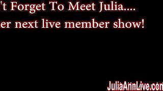 Julia Ann Live featuring Julia Ann's milf scene