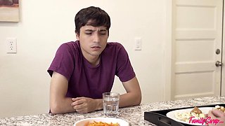 Stunning Aria Valencia shares passionate group pleasure with lovers