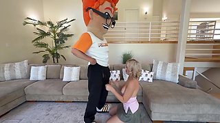 Annaleigh Reno In I Cast Blonde Pornstar With Big Tits For Pov Blowjob Deepthroat And Hardcore Riding