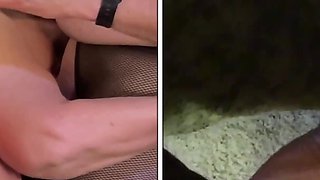 Granny in Red Dildo Fucker, Cock Sucker & Cock Fucking Creampied Slut GILF