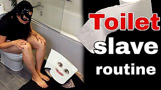 Toilet Slave Routine Femdom Piss