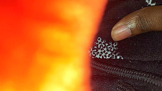 Fingering pussy with pants  female masturbation