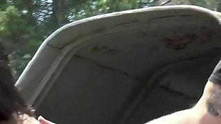 Brazilian babe Francys Belle fucked in a bus